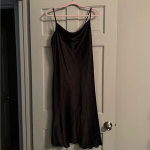 Bebe Black Midi Dress